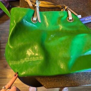 Michael Kors Green Tote Bag